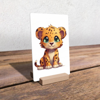 Acrylic glass Cartoon Cheetah