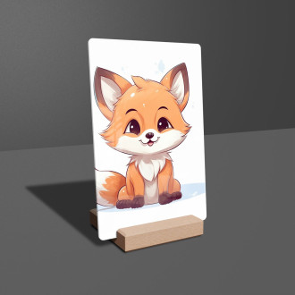 Acrylic glass Cartoon Fox