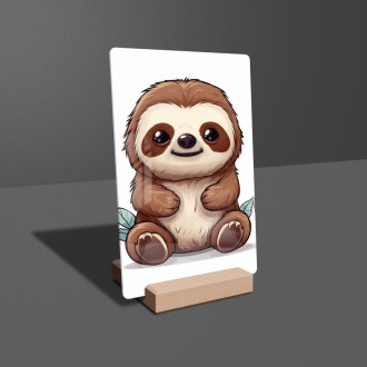 Acrylic glass Cartoon Sloth