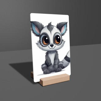 Acrylic glass Cartoon Lemur