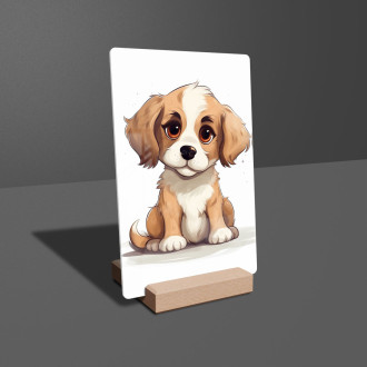 Acrylic glass Cartoon Puppy