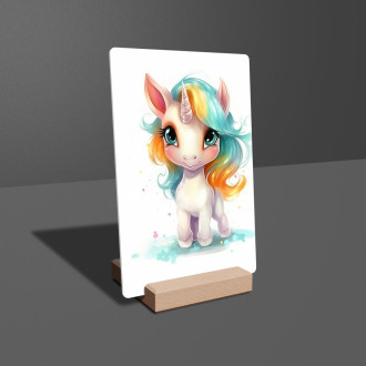 Acrylic glass Cartoon Unicorn
