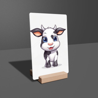 Acrylic glass Cartoon Cow