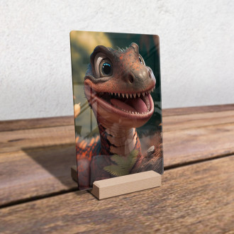 Acrylic glass Cute cartoon dinosaur