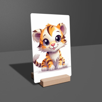 Acrylic glass Cartoon Tiger