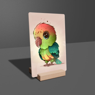 Acrylic glass Cartoon Parrot