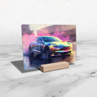 Acrylic glass Tesla Model S