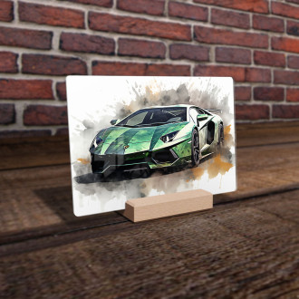 Acrylic glass Lamborghini Aventador Mansory 1
