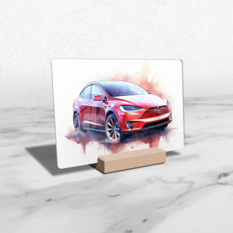 Acrylic glass Tesla Model X