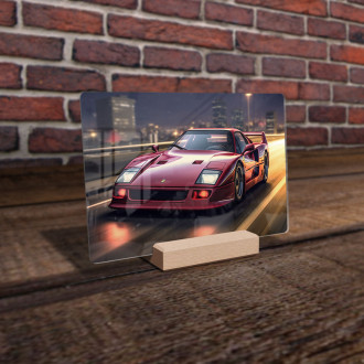 Acrylic glass Ferrari F40 1