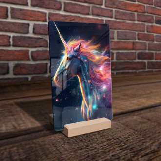 Acrylic glass Space Unicorn 1