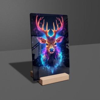 Acrylic glass Space Deer 2
