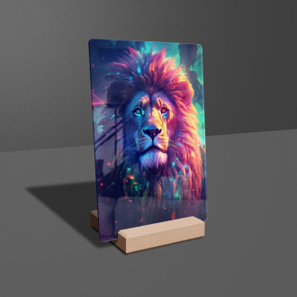 Acrylic glass Space Lion 1