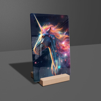 Acrylic glass Space Unicorn 1