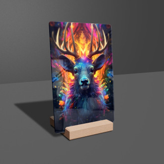Acrylic glass Space Deer 1