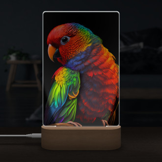 Lamp Colorful parrot