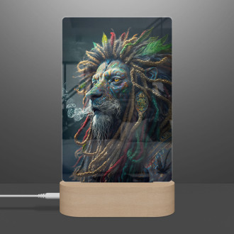 Lamp Rastafarian Lion 2