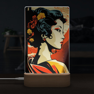 Lamp Painting - Geisha