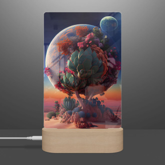 Lamp Space nature - desert tree