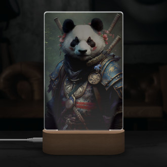Lamp Panda warrior
