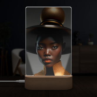 Lamp Model in a hat 4