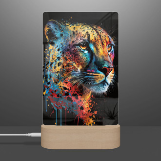 Lamp Cheetah in colors