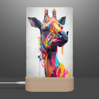 Lamp Giraffe in colors