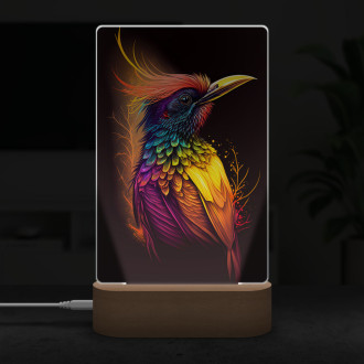 Lamp Colorful bird