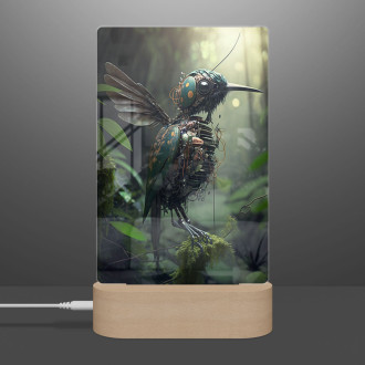 Lamp A cybernetic hummingbird