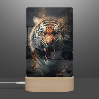 Lamp Furious tiger