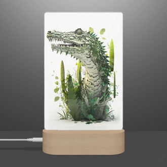 Lamp Natural crocodile
