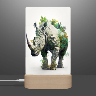 Lamp Natural rhinoceros