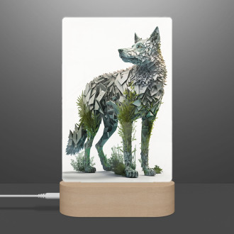 Lamp Natural wolf