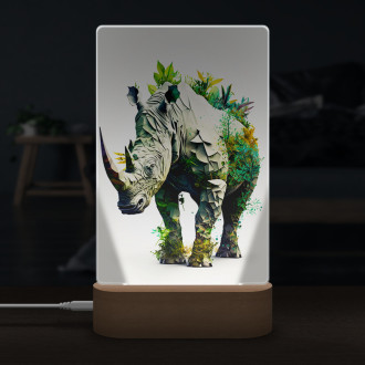 Lamp Natural rhinoceros