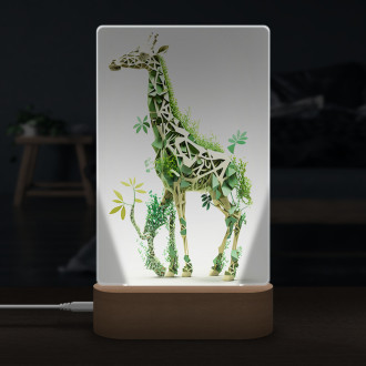 Lamp Natural giraffe