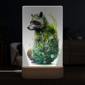 Lamp Natural raccoon