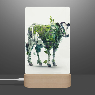Lamp A natural cow