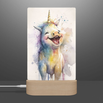 Lamp Watercolor unicorn