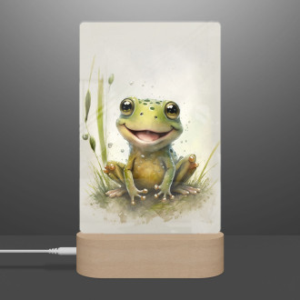 Lamp Watercolor frog