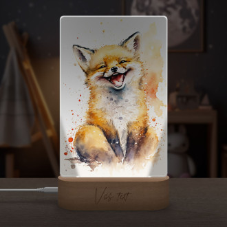 Lamp Watercolor fox