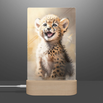 Lamp Watercolor cheetah