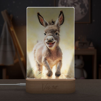 Lamp Watercolor donkey