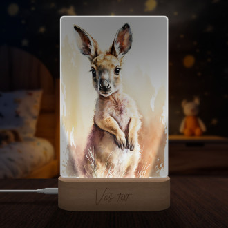 Lamp Watercolor kangaroo