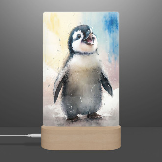 Lamp Watercolor penguin