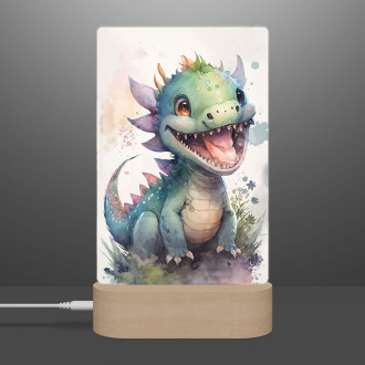 Lamp Watercolor dragon