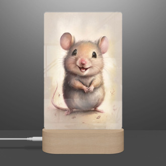 Lamp Watercolor mouse