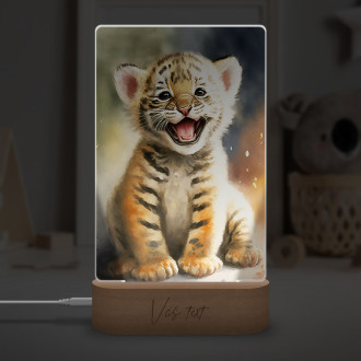 Lamp Watercolor tiger