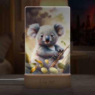 Lamp Watercolor koala
