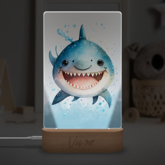 Lamp Watercolor shark