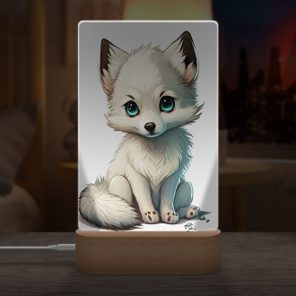 Lamp Little white fox